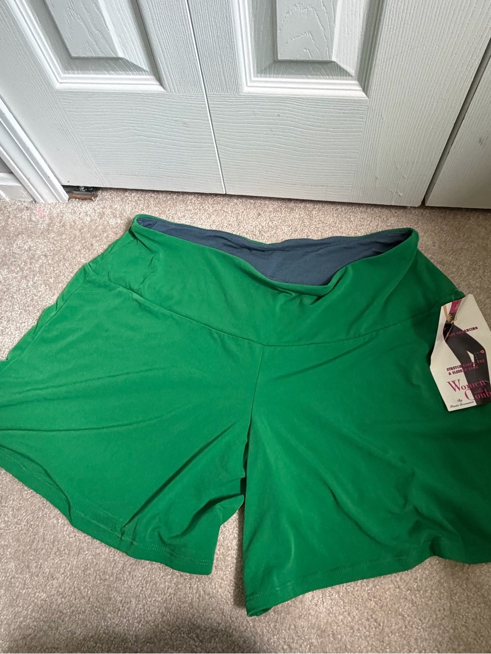 Women’s Green Active Tummy Control Shorts